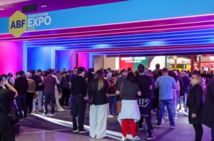 Imagem da entrada da ABF Franchising Expo, evento no qual a 4TE Grou´p vai participar em 2026 para levar soluções de crédito para franquias.